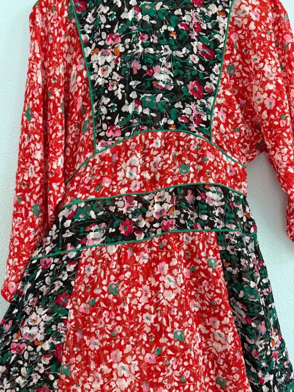 ASOS DESIGN Mixed Print Dress Size 8 - Picture 6 of 15
